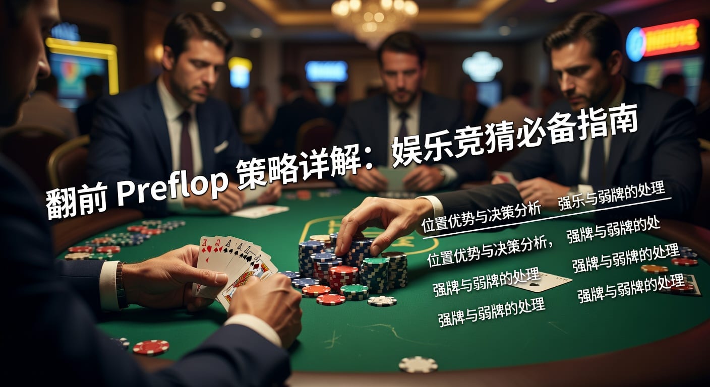 翻前 preflop 实战策略：开局牌力与筹码判断