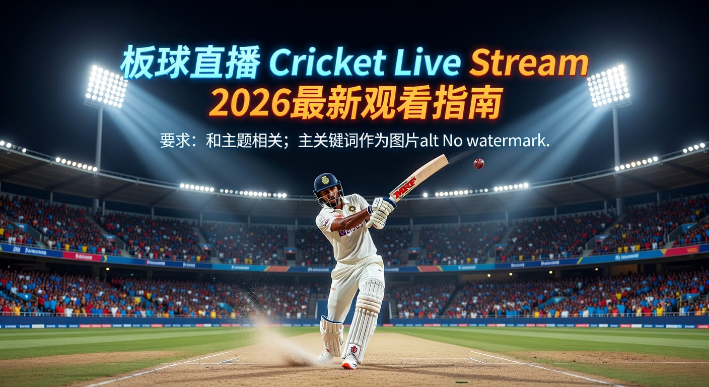 板球直播 Cricket Live Stream：2026观看指南